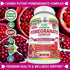 Premium Pomegranate Juice Powder Supplement 1200mg, Supports Healthy Blood Pressure, Joints, Skin & Anti Aging with Bioperine Black Pepper, Powerful Antioxidant with Vitamin C & K, 120 Vegan Capsules