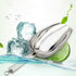 Kenbutsu Stainless Steel Ice Scoop 6 Ounces Set of 2, 8.25 Inch Small Metal Food Scoops for Kitchen Party Bar Wedding, Durable & Heavy Duty, Mirror Finish & Anti Rust, Dishwasher Safe.