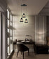 Licperron Pendant Light Fixtures 3-Light, Kitchen Light Fixtures, Edison Metal Caged Vintage Hanging Pendant Fixture for Kitchen Dining Room Bar Hotel, E26 Base
