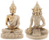 Buddha Statue Meditating Seated Carving Figurine Craft for Home Desktop Decoration Ornament