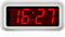 Kwanwa Digital LED Alarm Clock Battery Powered only with Big Numbers Display for Girls Kids Bedrooms