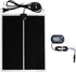 MQ Reptile Terrarium Heat Pad with LCD Digital Thermometer, 6 x 11in Power Adjustment Under Tank Heater Mat for Pets, Small Animals, Seedling, 7W