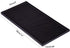Bar Mat for Cocktail and Coffee Bar 6" x 12" Rubber Bar Service Spill Mat for Cocktail Bartender Coffee Bar or Countertop Mats Glass Drying Mat (Black Border - 12 x 18, 2)
