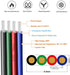 LED Light Strip Connectors Kit Includes 32.8Ft 4 Pin Extension Cable,Corner Connector,T Shape Connector,Strip to Strip Jumper,Strip to Wire Quick Connector,Mounting Clips for 5050 RGB LED Strip Light
