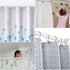 TEECK Shower Curtain Rod, 26-39 Inch Adjustable Tension Spring, Shower Rod, Premium Stainless Steel, Anti-Slip, No Drilling, No Rust, Never Collapse, for Bathroom, White, Easy to use