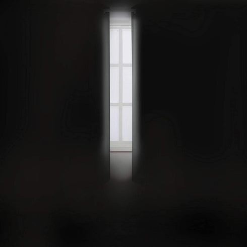 LEMOMO Grey Blackout Curtains 42 x 63 Inch Length/Set of 2 Curtain Panels/Thermal Insulated Room Darkening Blackout Curtains for Bedroom