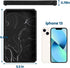 LKKL Vanity Tray, Bathroom Tray Toilet Tank Storage Tray, Kitchen Sink Trays, Vanity Countertop Organizer for Candles Soap Towel Holder, Rectangle Black 9"