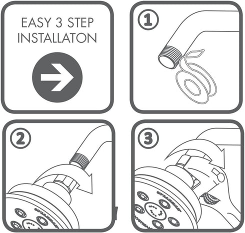 Speakman, Brushed Nickel S-3014-BN-E2 Caspian Anystream Adjustable 2.0 GPM Shower Head