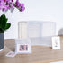 novelinks Scrapbook Storage 11" x 11" Portable Project Case and 6 Pieces 4" x 6" Clear Photo Storage Case with Tray (2 Pack)