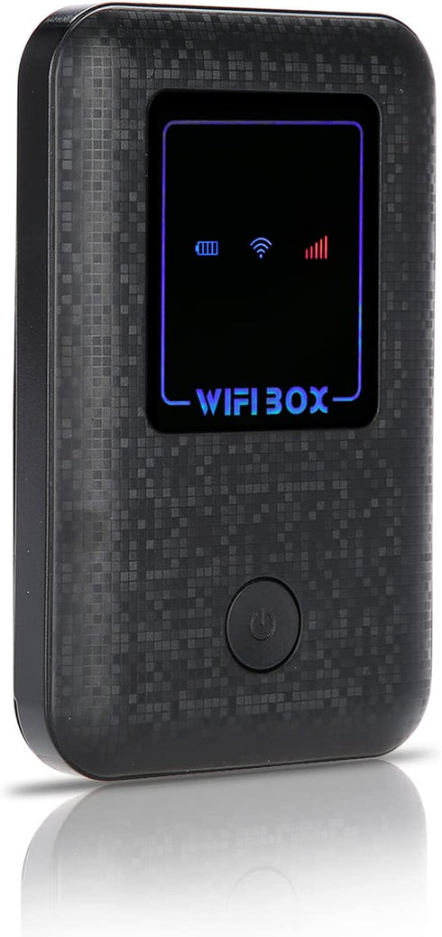 4G LTE Mobile Hotspot Device,WiFi Box-high Speed-2100Mah-can Connect up to 10 Users-USB Charging Portable 4G Router,Suitable for Mobile Phones,Laptops,etc.(T1)