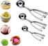 Cookie Scoops for Baking Set of 3, Ice Cream Scoop Set with Trigger Stainless Steel Set Excellent for Melon Ball, Cupcake, Muffin, Meatball, Include Large Medium Small Size