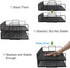 DUOFIRE Paper Organizer for Desk 2 Tier Letter Tray, Paper Tray Organizer Letter Tray Mesh Office Desk Organizers and Accessories for School Home Office Supplies