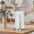 Easy Tear Paper Towel Holder Countertop, Stainless Steel Paper Towel Holder Standing, Weighted Paper Towel Holders Counter with an Adjustable Spring Arm Upright Vertical Paper Towels Organizer