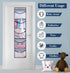 KEETDY Over The Door Organizer Storage for Closet with 5 Pockets Organizer for Bedroom Bathroom, 2 Pack?Grey?