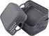 Morcte Small Storage Basket, Plastic Mesh Organizer Basket (Grey, Set of 6)