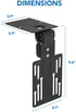 Mount-It! MI-LCDCM Kitchen Under Cabinet Mount TV Ceiling Mount Folding Bracket, 90 Degree Tilt, Fold Down, Swivel for 13 to 23 inch LCD, TV, LED, Monitor, Flat Screens up to VESA 100x100