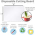 Crown 25 Count Premium Quality Disposable Cutting Boards ~17 Inch X 12 Inch Disposable Sheets For Kitchen And Commercial Use ~ Patent Pending ~ Recyclable Disposable Cutting Board Sheets