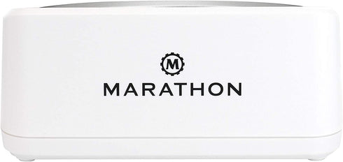 MARATHON 100 Hour Direct Entry Digital Tabletop Timer - Batteries Included (White/Silver)