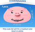 Silicone Microwave Lid - Pig Microwave Plate Cover Premium Bowl Covers for Microwave Cute Pig-Shaped Microwave Cover Food Dishwasher Safe Design
