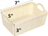 ZOOFOX 8 Pack Small Plastic Storage Basket, 7" L x 5" W x 3" H Weave Organizer Bins With Handle, Stackable Storage Bins for Drawers, Shelves, Closet, Countertop and Office
