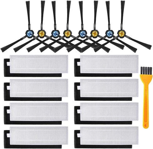 Electropan Replacement Kits for ILIFE A7 A9S Robotic Vacuum Cleaner, Side Brushes,Filters (SET1)
