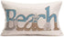 Qinqingo Beach Waist Lumbar Throw Pillow Case Summer Coastal Theme Lobster Starfish Shell Decorative Cushion Cover Cotton Linen Pillowcase for Sofa Home Decor Rectangle 12x20 Inches (VD-7)