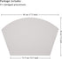 U'Artlines Placemats Faux Leather Set of 4 Round Table Mat Waterproof Coffee Mats Heat Resistant Wedged Place Mat for Kitchen Dining Table (4pcs, Gray)