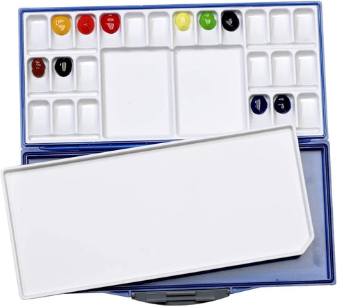 Martin Universal Design Watercolor Palette, 1 Count (Pack of 1), Blue Case