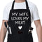 Fairy's Gift Funny Husband Apron - Mens Naughty Anniversary, Birthday Gifts for Husband - Naughty Gifts for Him, Husband Gifts from Wife, Manly Gifts for Men - Funny Husband Anniversary Kitchen Apron