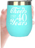 40th Birthday, 40th Birthday Gifts for Women, 40th Birthday Tumbler, 40th Birthday Decorations for Women, Gifts for 40 Year Old Woman, Turning 40 Year Old Birthday Gifts Ideas for Women