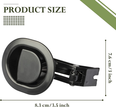 ICYANG Recliner Replacement Parts, 2 Pieces Sofa Chair Recliner Part, Zinc Alloy Metal Sofa Chair Recliner Release Pull Handle, Universal Recliner Brands Compatible Sofa Recliner