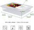 Refrigerator Organizer Bins Produce Saver - 2.5L x 3 SILIVO Fridge Storage Containers with Removable Drain Tray for Produce, Fruits, Vegetables, Meat and Fish