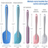 Wanbasion Multicolour Dark 5 Piece Silicone Spatula Set Heat Resistant, Kitchen Silicone Spatula Utensil Set, Rubber Spatulas for Nonstick Cookware for Cooking Baking Mixing