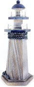 Chaomian Home Ornaments Starfish Wooden Lighthouse 10.6" High Nautical Themed Rooms Lighthouse