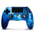 Kujian Wireless Controller for PS4, Blue Galaxy Style High Performance PS-4 Remote Controller for PlayStation 4/Pro/Slim/PC with Dual Vibration, Audio Function, USB Cable