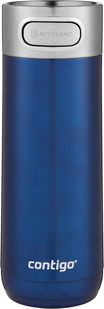 Contigo Luxe AUTOSEAL Vacuum-Insulated Travel Mug | Spill-Proof Coffee Mug with Stainless Steel THERMALOCK Double-Wall Insulation, 16 oz., Monaco