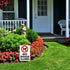 3PC No Dogs Allowed Sign 8 x12" Keep Off Grass Sign w/ Stake, No Dog Poop Signs, No Pets Allowed Sign, Dog Poop Signs for Yard, No Peeing Dog Sign, Curb Your Dog Sign, No Dogs on Lawn Sign, Dog Signs