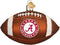 Old World Christmas University of Alabama Glass Blown Ornaments for Christmas Tree Football
