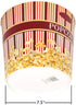 Time for Treats Popcorn Container, Large, Burgundy