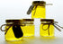 DnayDkiy 20-Count 1.5 oz Mini Hexagonal Glass Honey Jars - Small Honey Jars with Wooden Dippers, Bee Charms, Thank You Cards and Jutes - Honey Jars with Gold Lids for Baby Shower, wedding and Party Favors