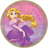 Rapunzel Themed Party Supplies: Bundle Includes Round Dinner Plates and Napkins for 16 People