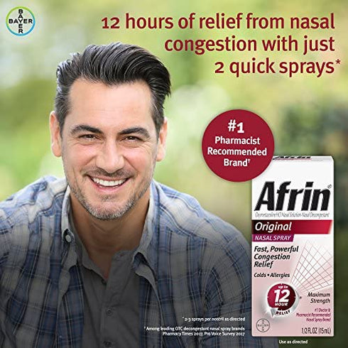 Afrin Original Spray, 0.5 Ounce