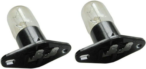 WSDCN.COM 2 Pack, Fulfilled by Amazon, New Microwave Oven Light Bulb Lamp Globe Z187 125V 20W