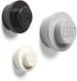 Room Copenhagen 40161733 Lego Wall Hanger Set, Black/Grey/White