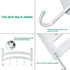 ACMETOP Over The Door Hook Hanger, Heavy-Duty 9 Hook Organizer Rack for Coat, Towel, Bag, Robe, Aluminum, Brush Finish(Silver)
