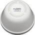 Muldale Traditional White Pudding Basin 0.65qt, Heat Proof Ceramic Mixing Bowl 0.6L Premium Ceramic Baking Bowl| Perfect for Steamed Pudding and Desserts, Made in Europe