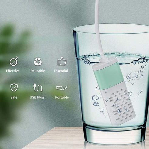 PWPAM DIY Electrolytic Sodium Hypochlorite Generator USB Mini Disinfection Water Generator Homemade Detergent for Clothing Object Surface (Testing Paper of Sodium Hypochlorite Included)