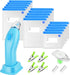 Handheld Vacuum Sealer, includes 15 Reusable Vacuum Sealer Bags, 1 Vacuum Wine Stopper, 2 Sealing Clips, 4 Sous Vide Clips for Food Storage, Keep Wine Fresh & Sous Vide Cooking