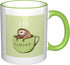 A Damned Adorable Sloth And Coffee Coffee Mug Ceramic Tea Cup Gift for Office and Home 11 Oz