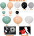 Oopat Diy Matte Sage Green Cream Balloon Garland Kit Wedding Graduation Baby Shower Anniversary 40th Birthday Gender Reveal Balloon Background Party Suppliers (Sage Green Cream Black)
